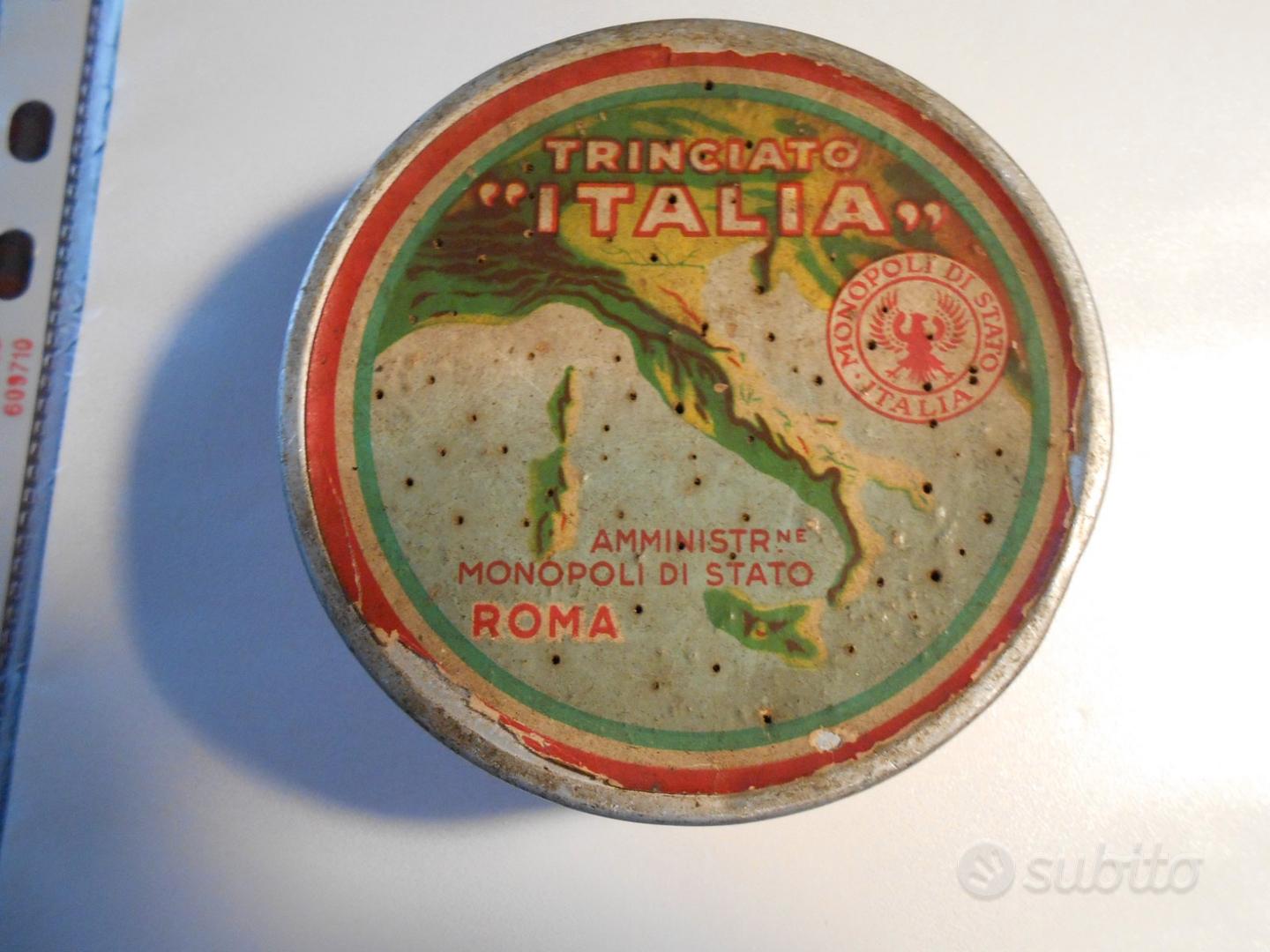 Scatola in latta vintage , anni 50 , italiana , da collezione