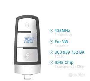 CHIAVE COMPLETA PER VOLKSWAGEN VW BEETLE BORA GOLF