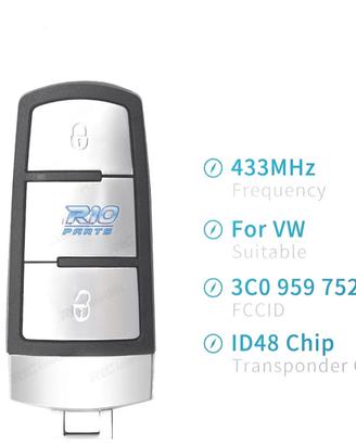 CHIAVE COMPLETA PER VOLKSWAGEN VW BEETLE BORA GOLF