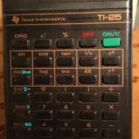 CALCOLATRICE TASCABILE TEXAS INSTRUMENT TI-25