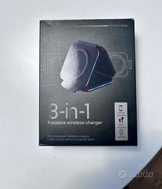 Caricatore wireless 3 in 1