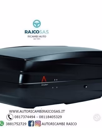 BOX BAULE PORTATUTTO BICUBE 400 NERO OPACO MARCA G