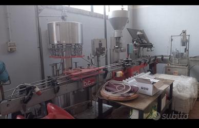 Linea imbottigliamento vino completa