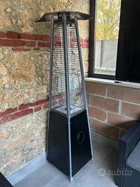 Stufa a gas per interni ed esterni