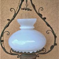 Antico lampadario lume shabby