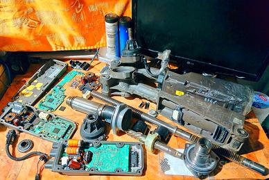 riparazione cremagliera audi