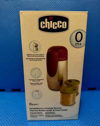 Chicco Portabiberon + portapappa termico(0m+)inox