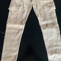 Pantaloni skinny Bershka beige taglia 34