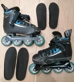 Pattini da hockey regolabili per ragazzi