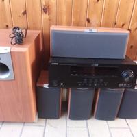 Yamaha RX-V665 e casse JBL 5.1