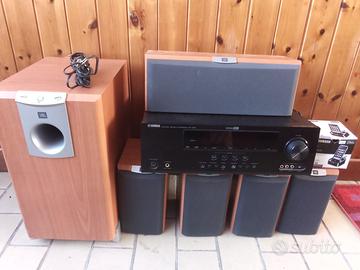 Yamaha RX-V665 e casse JBL 5.1