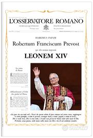 L'OSSERVATORE ROMANO - LEONE XIV (PREVOST)