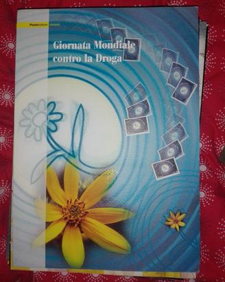 folder francobolli 