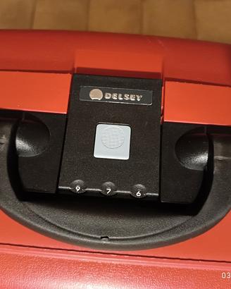 valigia Delsey rossa 