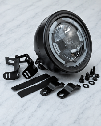 Grande Faro LED Vintage 6.55" (48v) Moto, Bici
