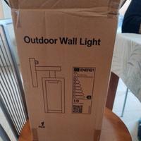 lampada da parete con sensore crepuscolare per est