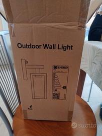 lampada da parete con sensore crepuscolare per est