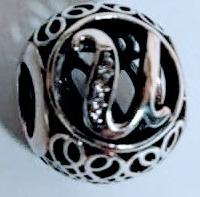 Pandora Charm lettera "U"