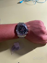 Orologio analogico Chronotech in acciaio