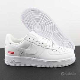Sneakers Supreme x Nike Air Force 1 Bianche 39