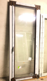 Porta finestra in PVC effetto legno