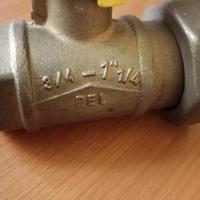 Valvola a sfera in ottone per gas