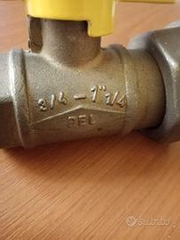 Valvola a sfera in ottone per gas