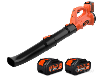 Soffiatore a Batteria, Bravolu 21V Soffiatore