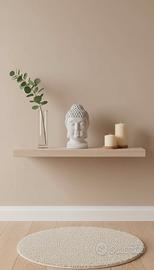 Testa Buddha in cemento 30 cm 