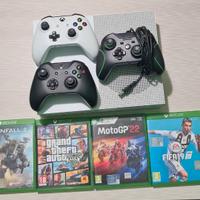 Xbox one s + volante + controller e giochi