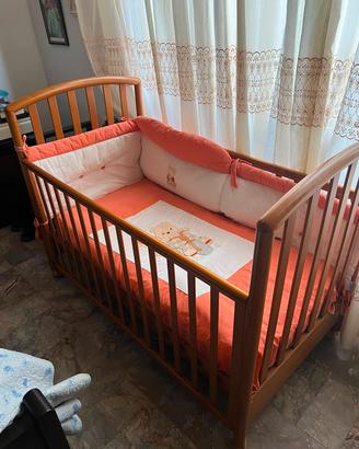 Lettino neonati Pali in legno completo - 80€