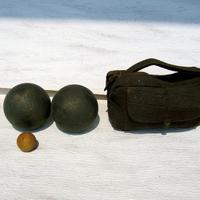 Bocce con portabocce vintage