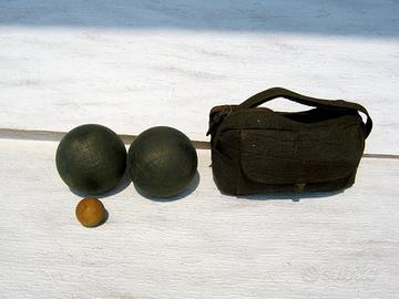 Bocce con portabocce vintage