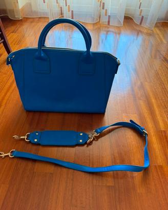 Borsa ICE blu elettrico mai usata