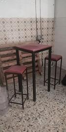 Tavoli alti + sgabelli