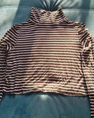 maglietta collo alto