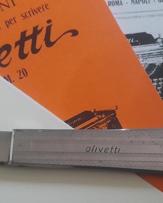 olivetti rarissimo tagliacarte unico sul mercato 
