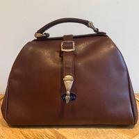 Bauletto vintage in vero cuoio