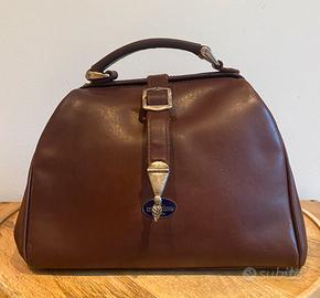 Bauletto vintage in vero cuoio