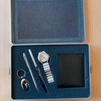 Set uomo con orologio