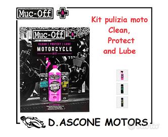 Kit pulizia moto Clean, Protect and Lube