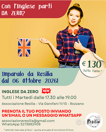 Corso di INGLESE DA ZERO a Rozzano
