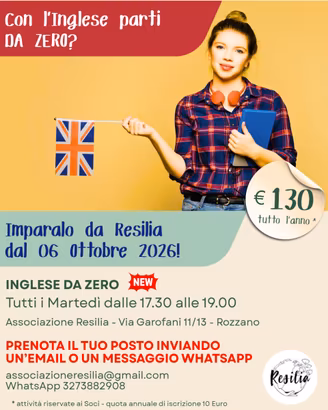 Corso di INGLESE DA ZERO a Rozzano