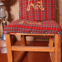 miniatura sedia a dondolo 