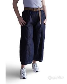 Jeans modello balloon con elastico in vita