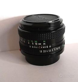 OBIETTIVO CANON 1,8/50MM FD