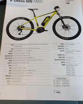 E-mtb Atala 500 b-cross