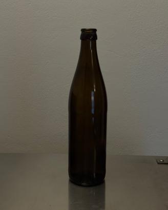 10 Bottiglie vuote 0,5 litri vetro scuro per birra