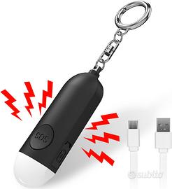 allarme + torcia portachiavi 130db NUOVO