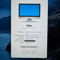 iMac 5k 2017 (Intel Core i7 quad-core)